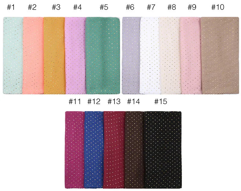 90*200cm muslim crinkle hijab scarf islamic sprinkle gold scarves with hot stamping foulard femme musulman solid shawls