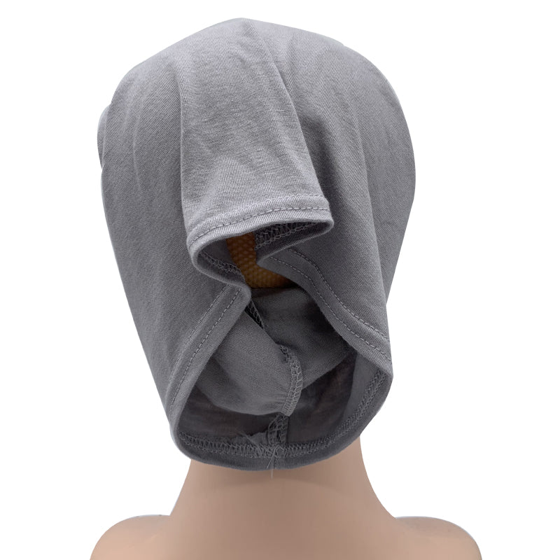 Jersey Cotton Muslim Women Under Hijab Cap With Ear Hole Inner Hijab Cap Round Forehead Underscarf Bonnet Femme Musulman