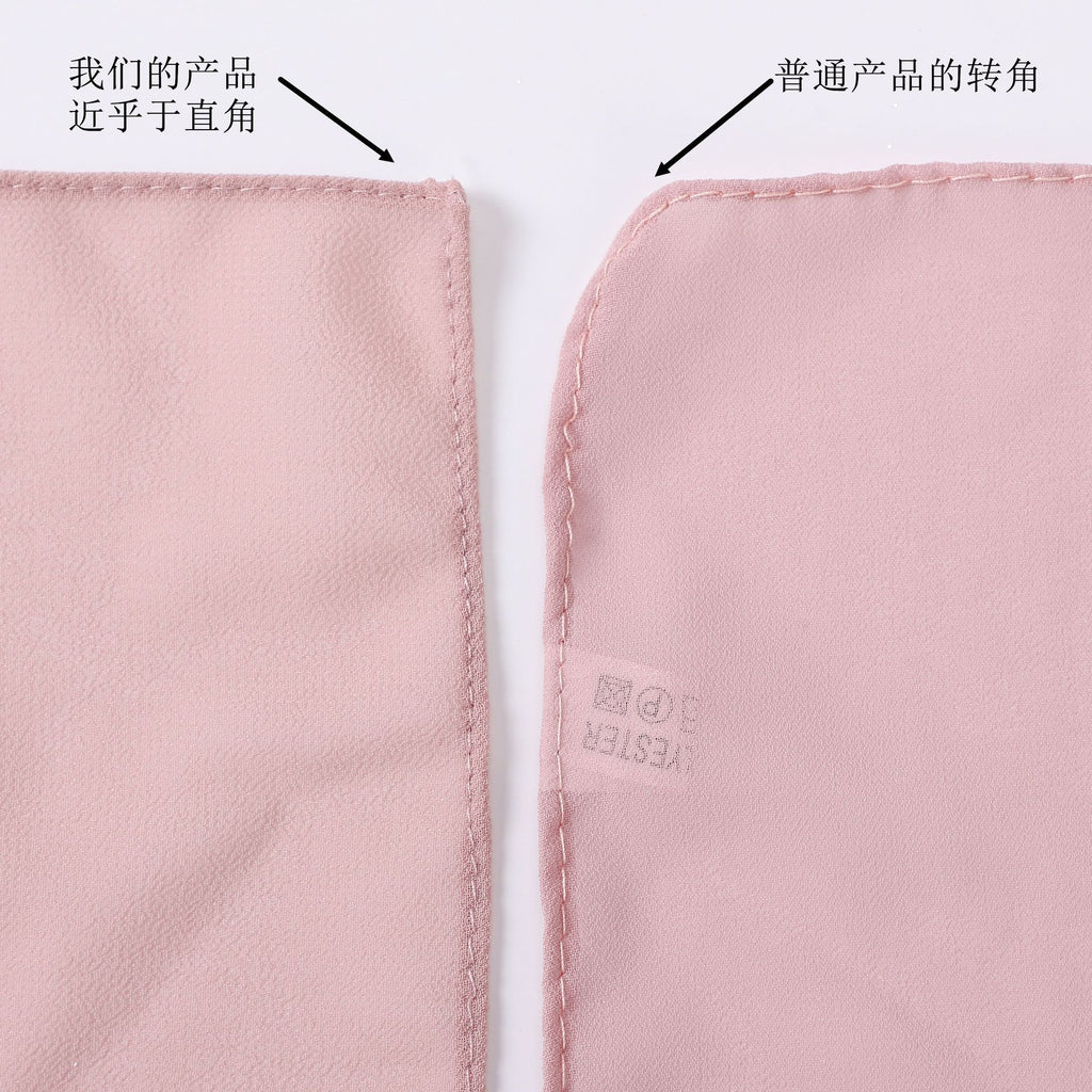 Foreign Trade Single-Color Pearl Chiffon Long Scarf Hijab Malay Ethnic Gauze Scarf African Headscarf Dropshipping