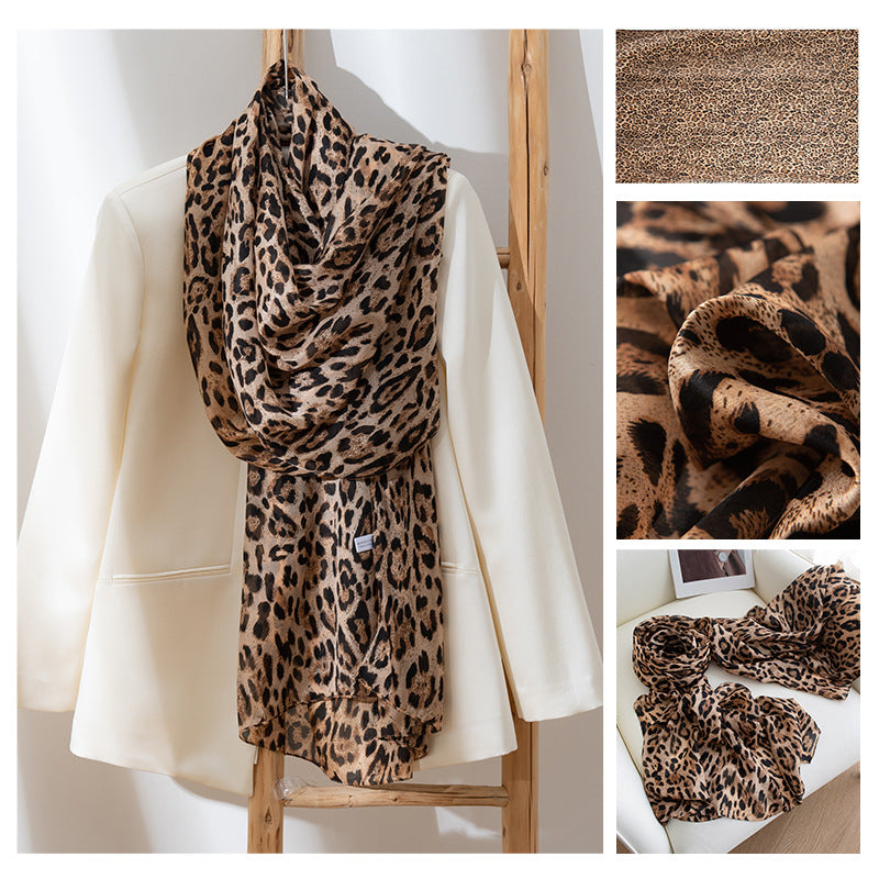 Silk Scarf for Women, New Mulberry Silk Spring and Summer Style, Versatile Long Silk Scarf, Mother's Day Gift Box Packaging