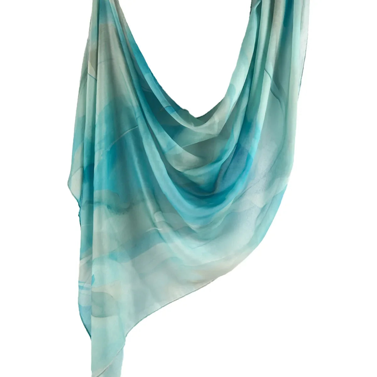 New Watercolor Hijabs for Women Floral  Print Hijab Scarf Breathable Soft Long Fashion Scarves Headscarf Paisley Muslim