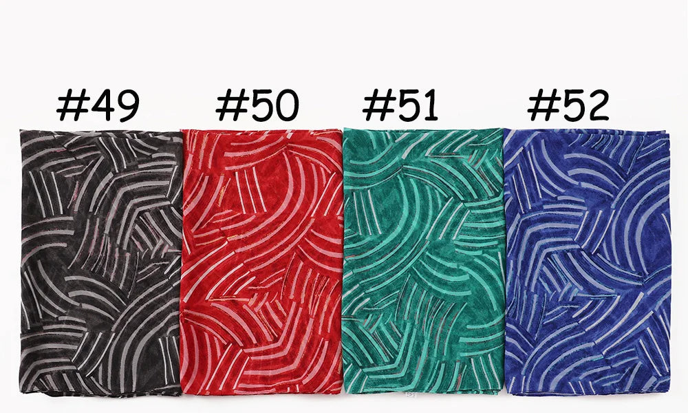 New Printed Hijabs Shawl Bubble Chiffon Hijabs Woman Design Flower Shawls Muslim Scarves Headscarf Wraps Turbans Long Scarves