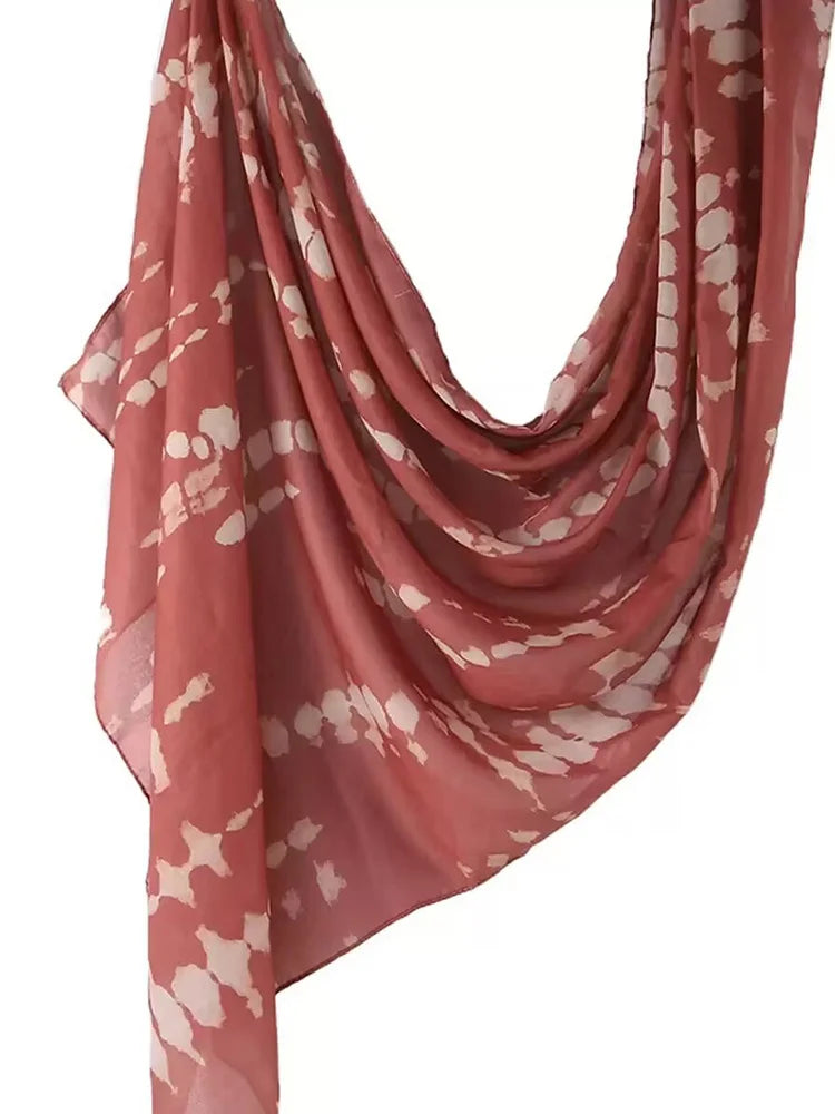 1Pcs Muslim Watercolour Print Hijabs Women Islamic Ramadan Headscarf Modal Cotton Foulard Femme Shawl Wrap Foulard Bandana 2026
