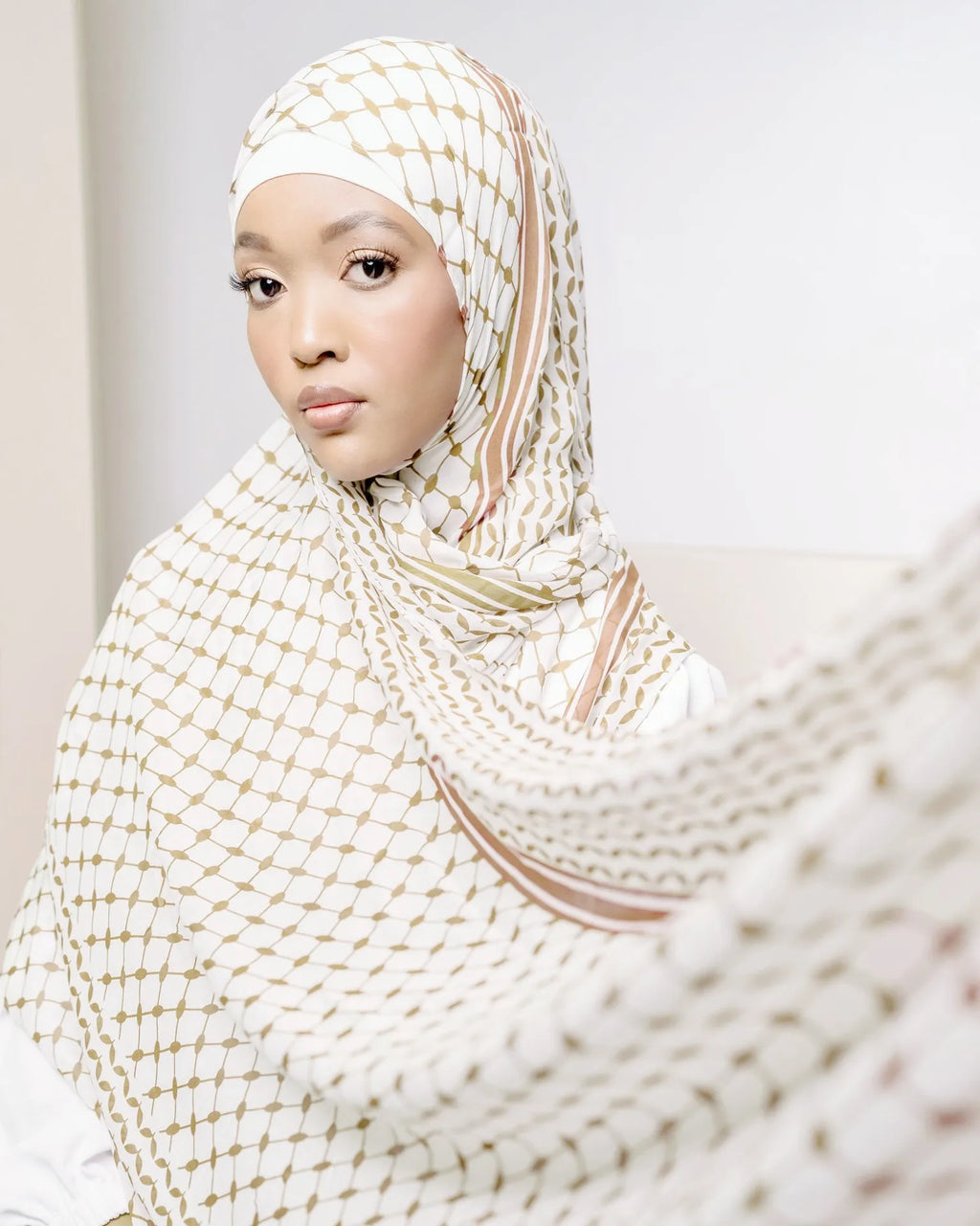 180*70cm Middle East Islam Arab Keffiyeh Muslim Shawl Printing Chiffon Palestine Hijab Head Neck Scarves Musulman Hijabs