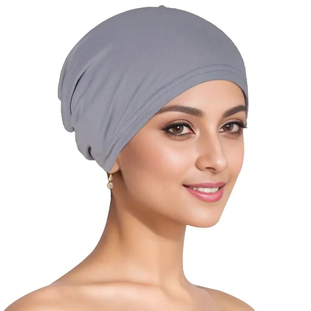 Cotton Muslim Hijab Caps New Premium Fashion Closed Hijab Underscarf Musliman Turban Women's Head Hood Elastic Bonnet Cap