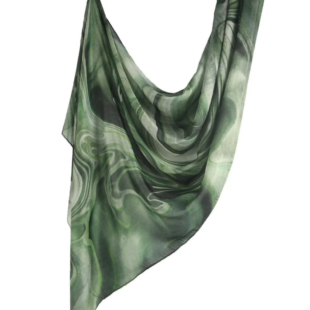 New Watercolor Hijabs for Women Floral  Print Hijab Scarf Breathable Soft Long Fashion Scarves Headscarf Paisley Muslim