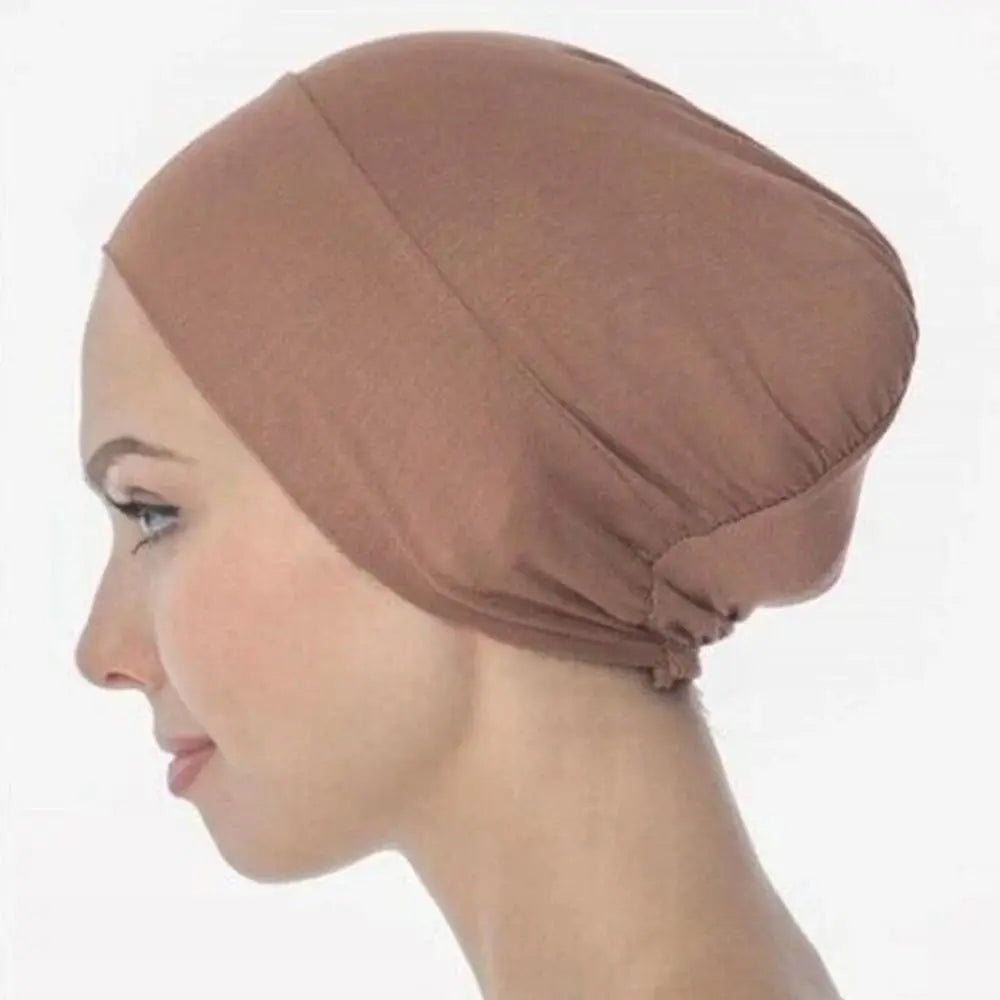 Cotton Muslim Hijab Caps New Premium Fashion Closed Hijab Underscarf Musliman Turban Women's Head Hood Elastic Bonnet Cap