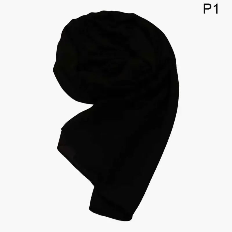 Ramadan Muslim Chiffon Hijabs For Woman Plain Color Headscarf Long Shawl Scarf Thin Breathable Sunscreen Head Wrap Hijabs Scarf