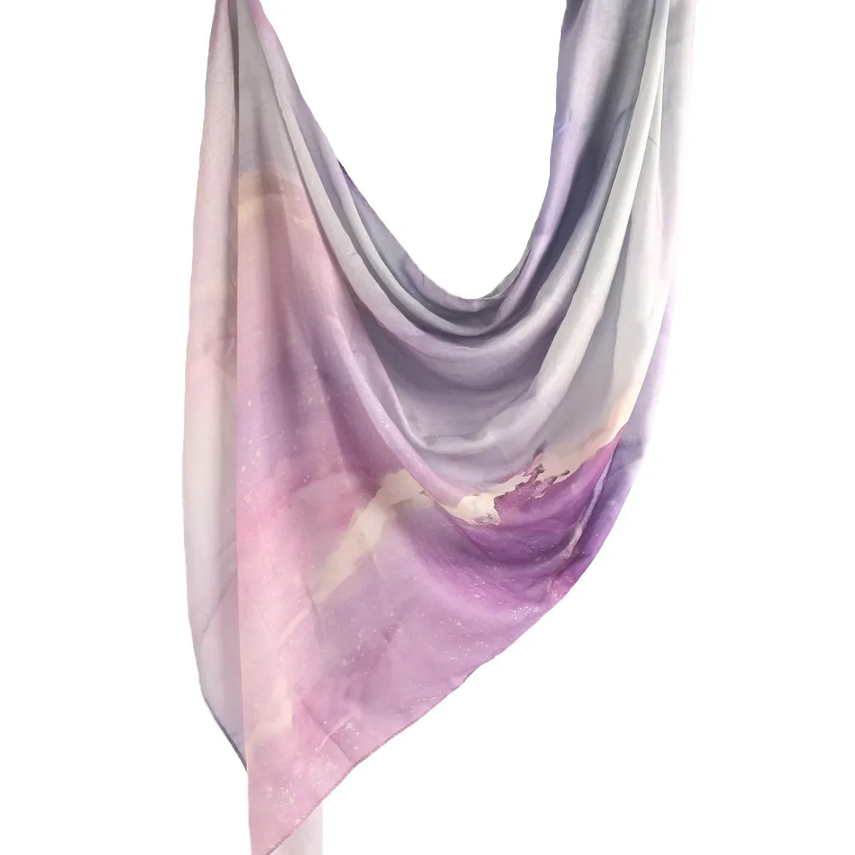New Watercolor Hijabs for Women Floral  Print Hijab Scarf Breathable Soft Long Fashion Scarves Headscarf Paisley Muslim
