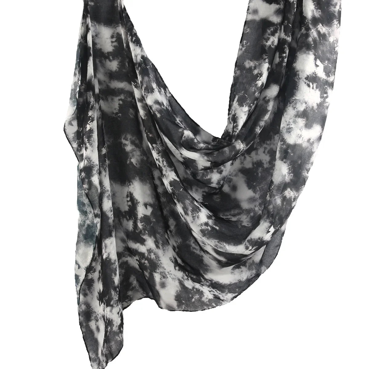 New Watercolor Hijabs for Women Floral  Print Hijab Scarf Breathable Soft Long Fashion Scarves Headscarf Paisley Muslim