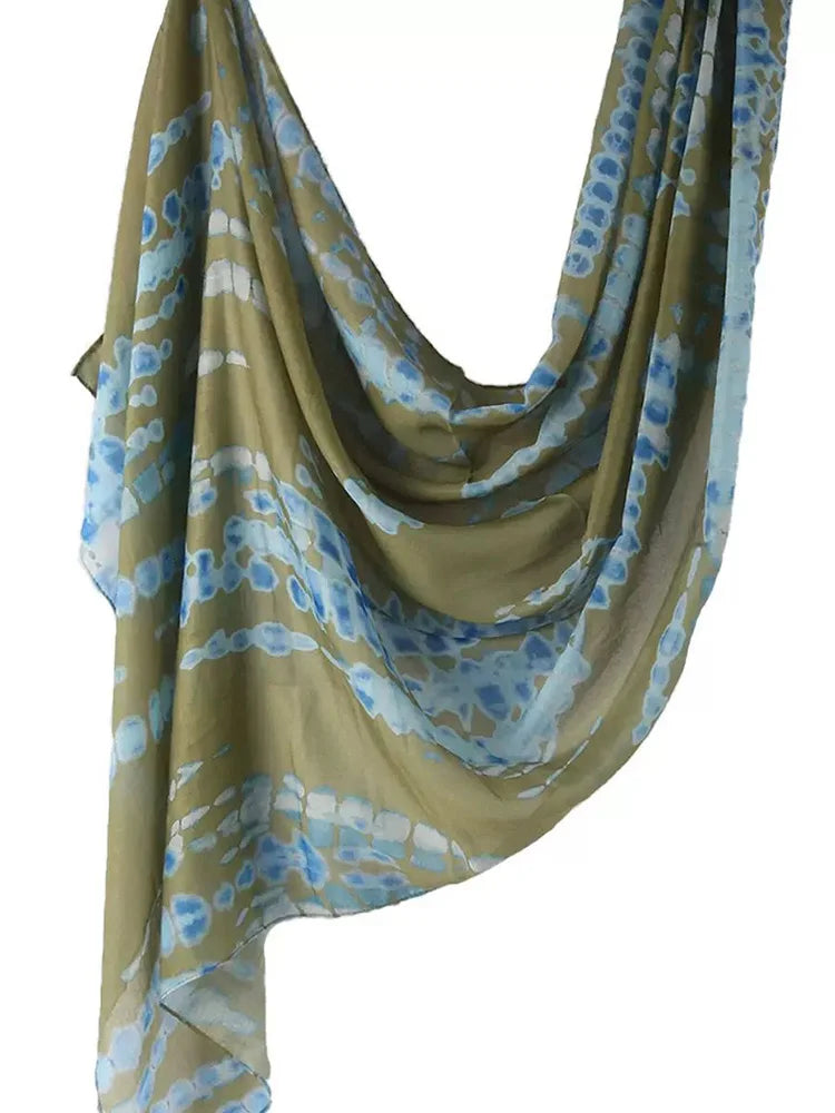 1Pcs Muslim Watercolour Print Hijabs Women Islamic Ramadan Headscarf Modal Cotton Foulard Femme Shawl Wrap Foulard Bandana 2026