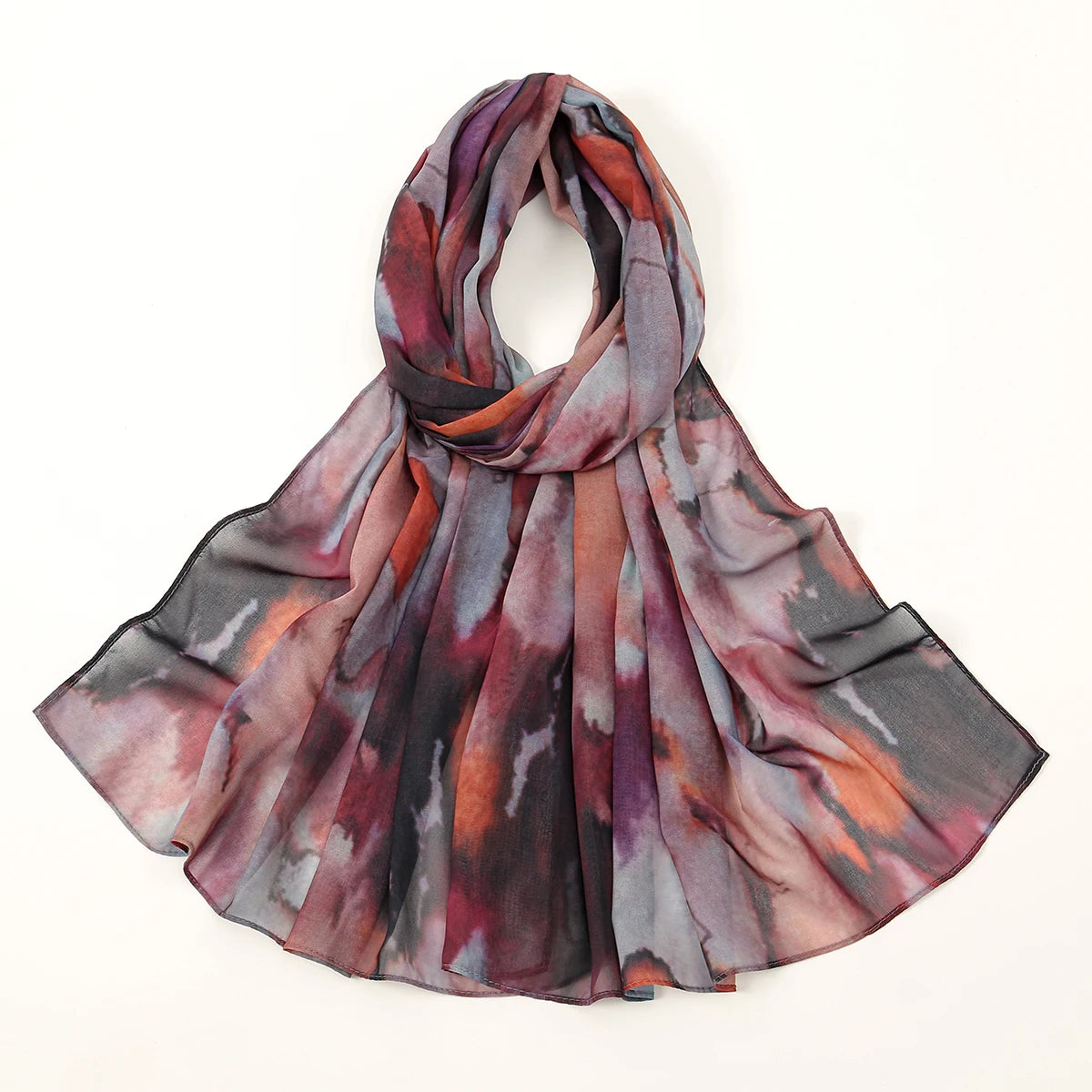 New Printed Chiffon Hijabs For Woman Shawls Turban Hijab For Women Muslim Fashion Head Scarf Headwraps For Women Islamic Turban
