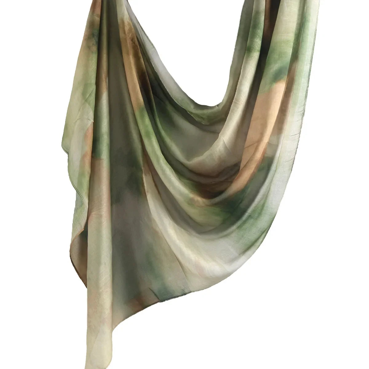 New Watercolor Hijabs for Women Floral  Print Hijab Scarf Breathable Soft Long Fashion Scarves Headscarf Paisley Muslim