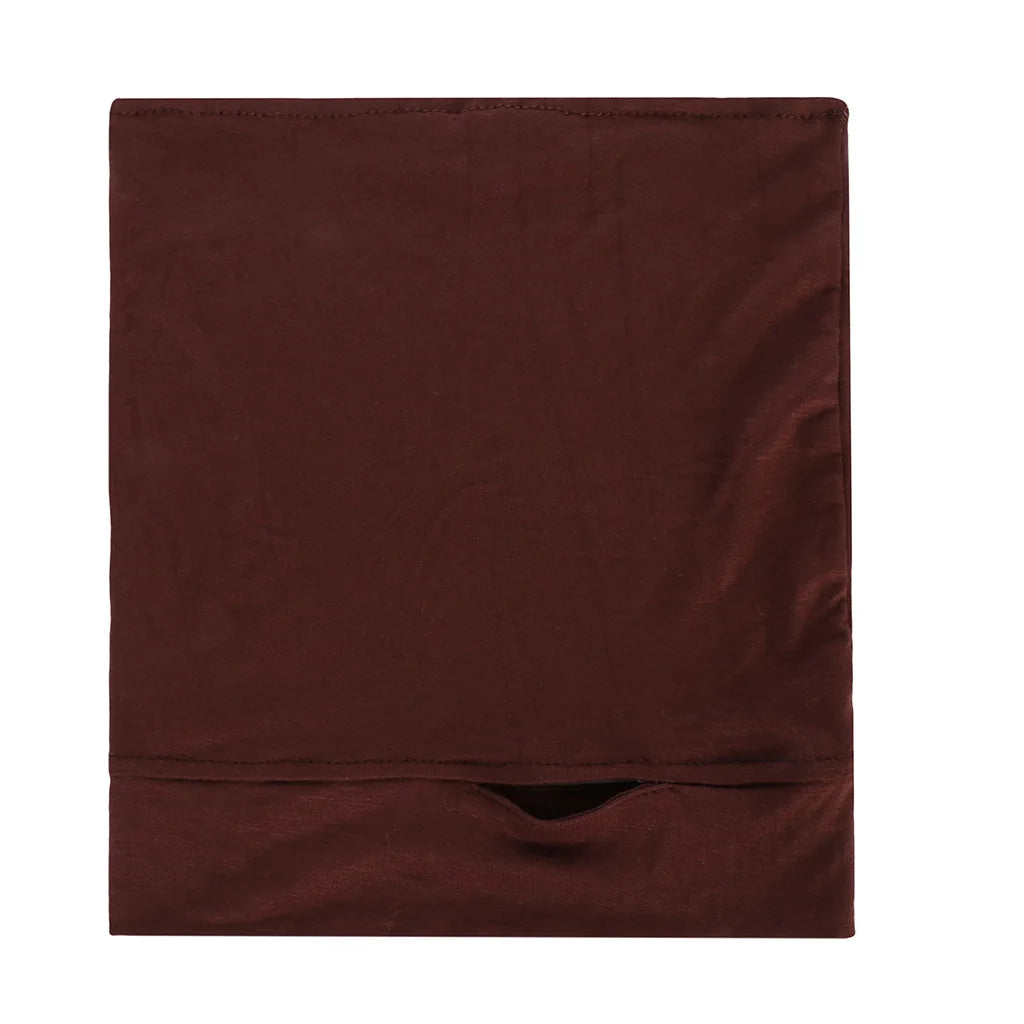 Trendy Women's Hijab Islamic Under Scarf Ready Solid Color Undercap With Ear Hole Hijab Caps Bandanas Cap Under Caps For Hijabs
