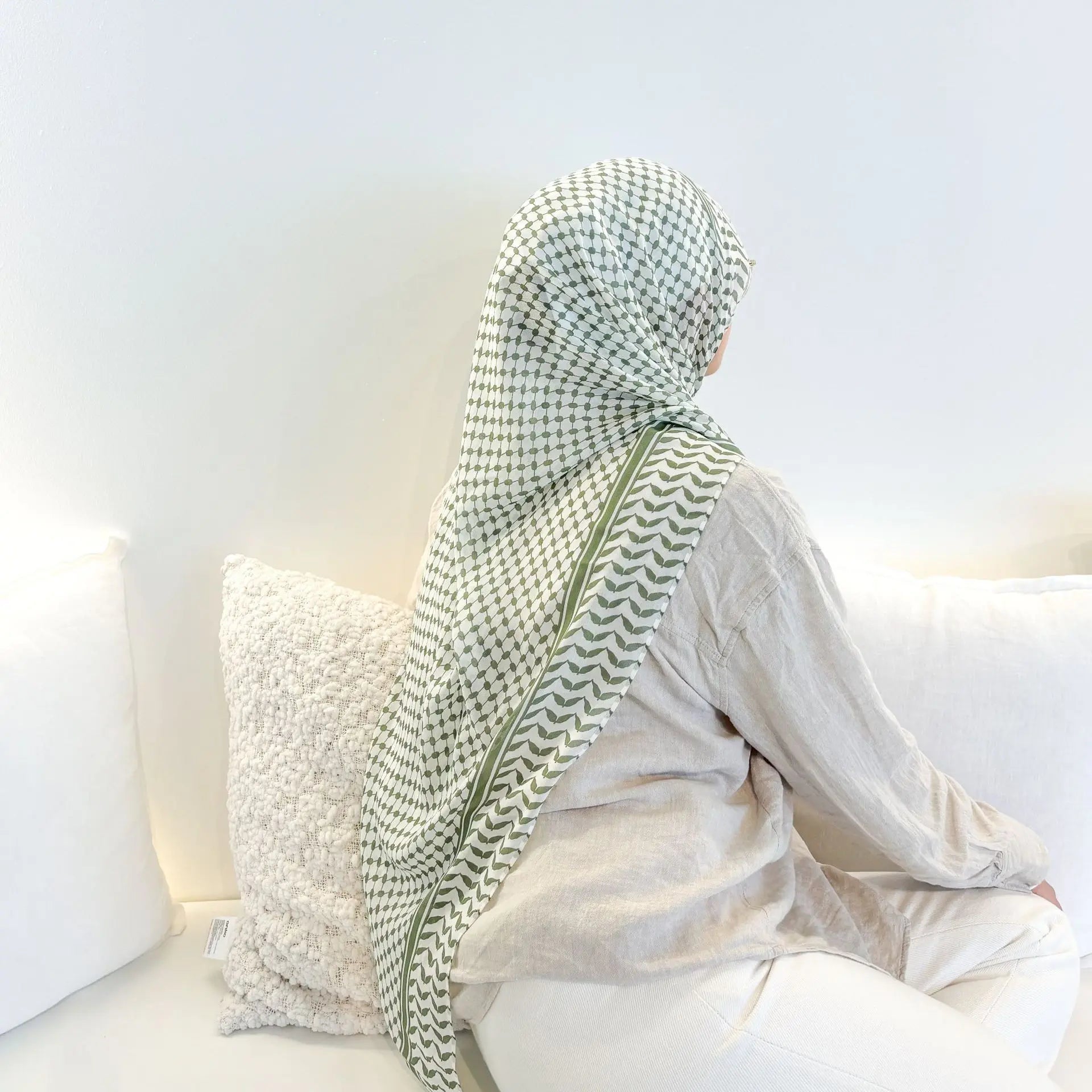 180*70cm Middle East Islam Arab Keffiyeh Muslim Shawl Printing Chiffon Palestine Hijab Head Neck Scarves Musulman Hijabs