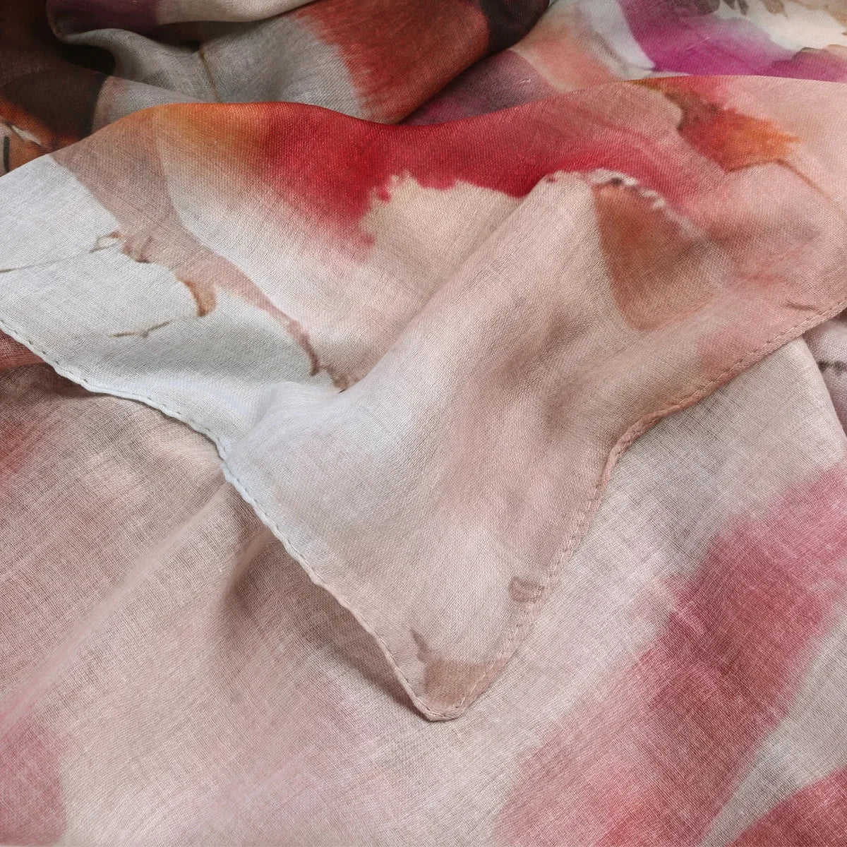 New Watercolor Hijabs for Women Floral  Print Hijab Scarf Breathable Soft Long Fashion Scarves Headscarf Paisley Muslim