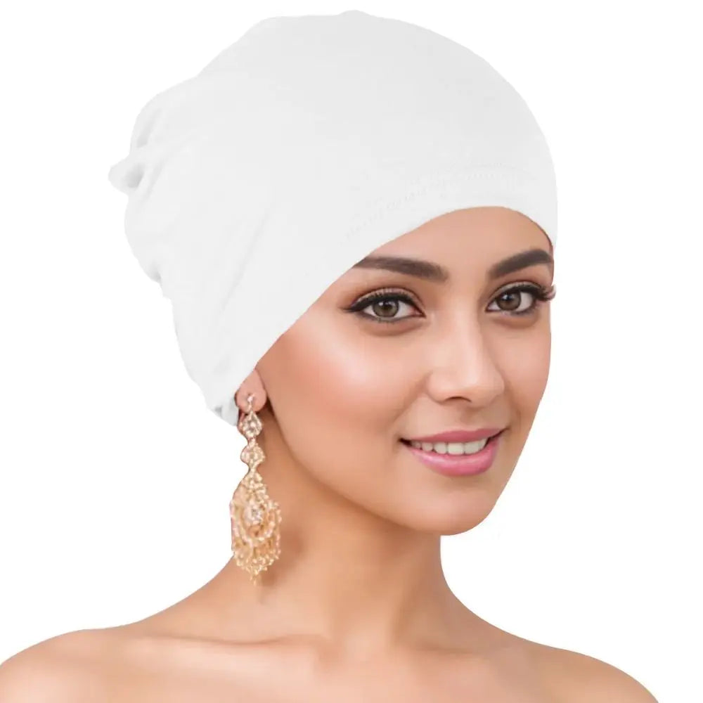 Cotton Muslim Hijab Caps New Premium Fashion Closed Hijab Underscarf Musliman Turban Women's Head Hood Elastic Bonnet Cap