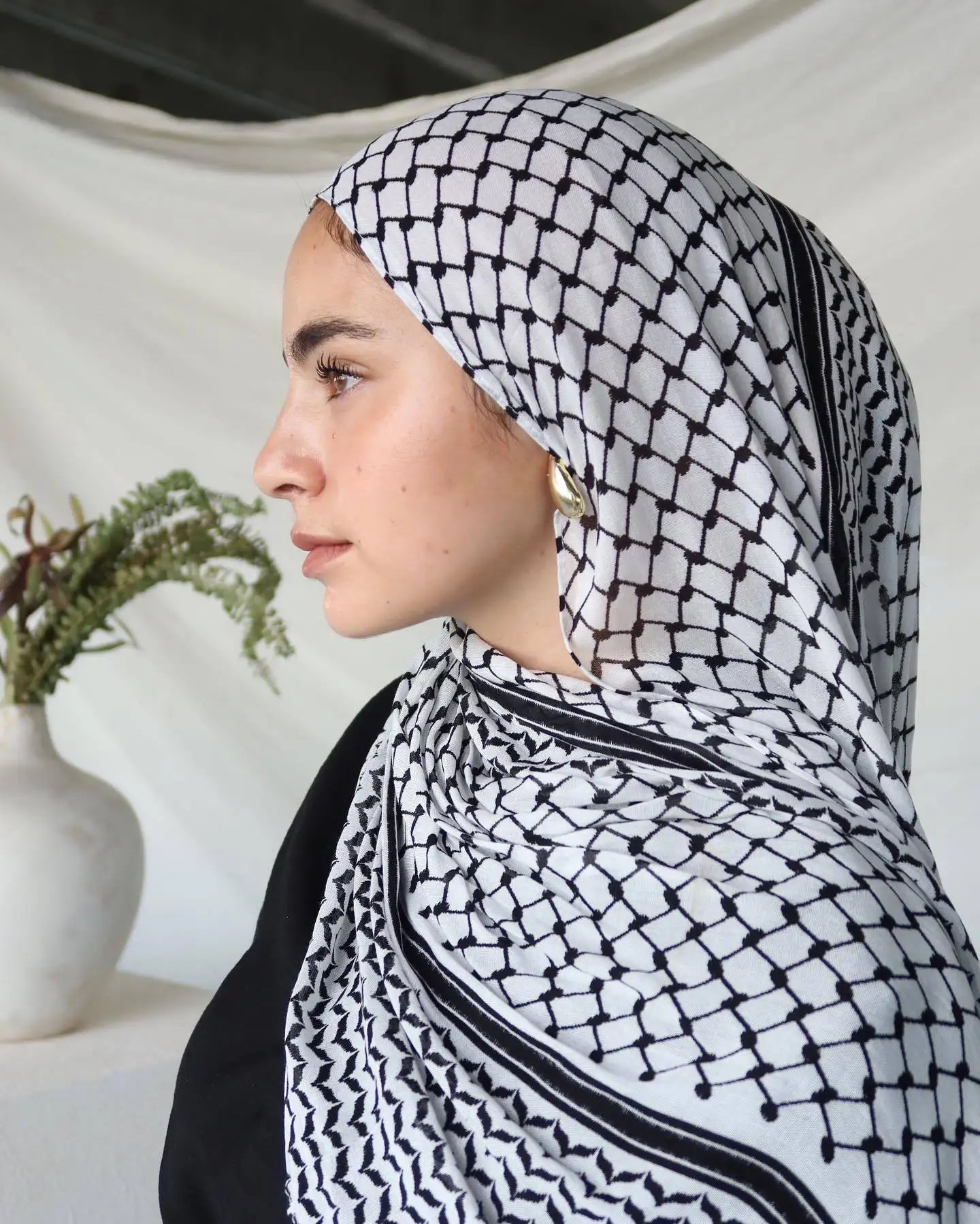 180*70cm Middle East Islam Arab Keffiyeh Muslim Shawl Printing Chiffon Palestine Hijab Head Neck Scarves Musulman Hijabs