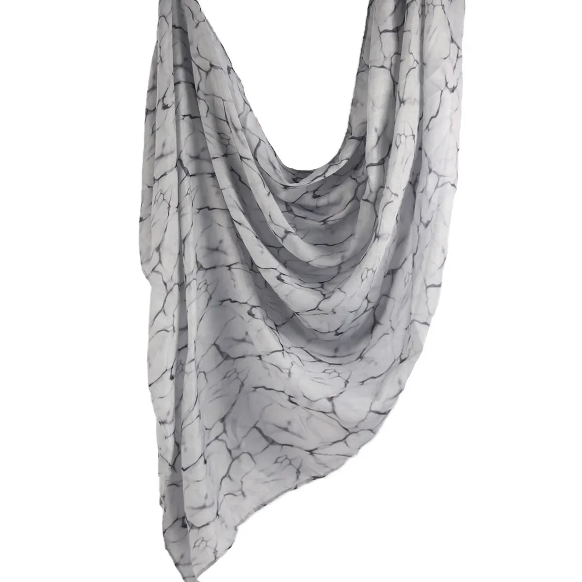 New Watercolor Hijabs for Women Floral  Print Hijab Scarf Breathable Soft Long Fashion Scarves Headscarf Paisley Muslim
