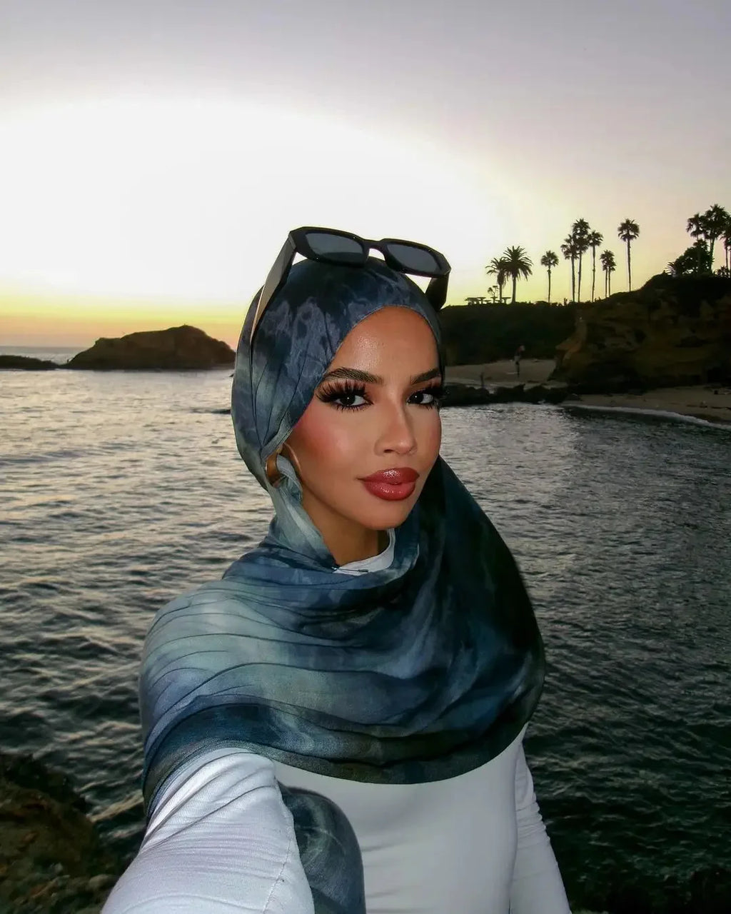 New Ramadan Hijab Leopard Print Women Bohemian Watercolor Soft Muslim Hijabs Floral Breathable Shawl Wrap Scarf Headscarf Warm