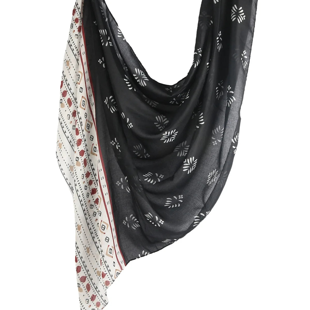 New Ramadan Hijab Leopard Print Women Bohemian Watercolor Soft Muslim Hijabs Floral Breathable Shawl Wrap Scarf Headscarf Warm