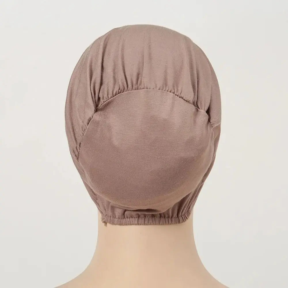 Cotton Muslim Hijab Caps New Premium Fashion Closed Hijab Underscarf Musliman Turban Women's Head Hood Elastic Bonnet Cap