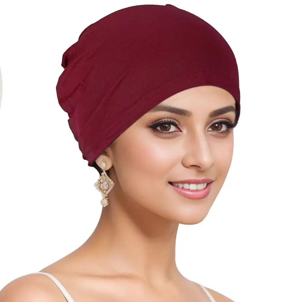 Cotton Muslim Hijab Caps New Premium Fashion Closed Hijab Underscarf Musliman Turban Women's Head Hood Elastic Bonnet Cap