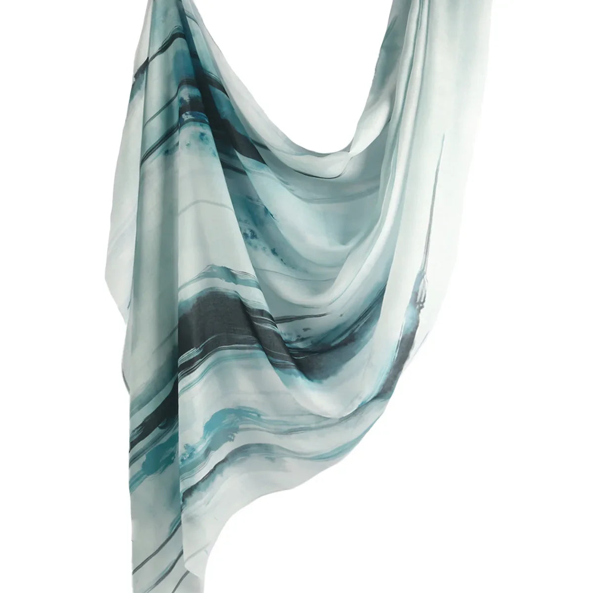 New Watercolor Hijabs for Women Floral  Print Hijab Scarf Breathable Soft Long Fashion Scarves Headscarf Paisley Muslim