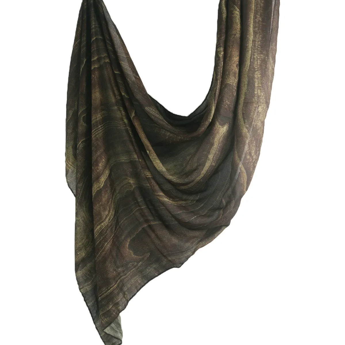 New Watercolor Hijabs for Women Floral  Print Hijab Scarf Breathable Soft Long Fashion Scarves Headscarf Paisley Muslim